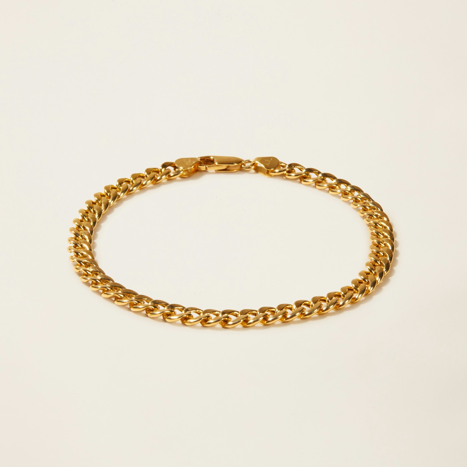 14k Solid Gold Cuban Link Bracelet