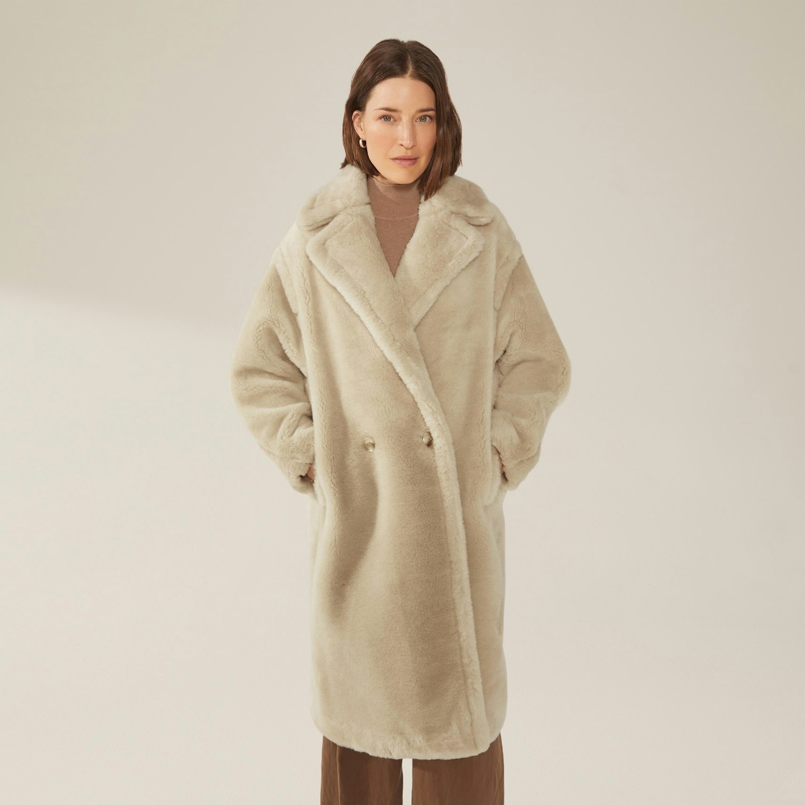 Charlotte Australian Wool Teddy Coat
