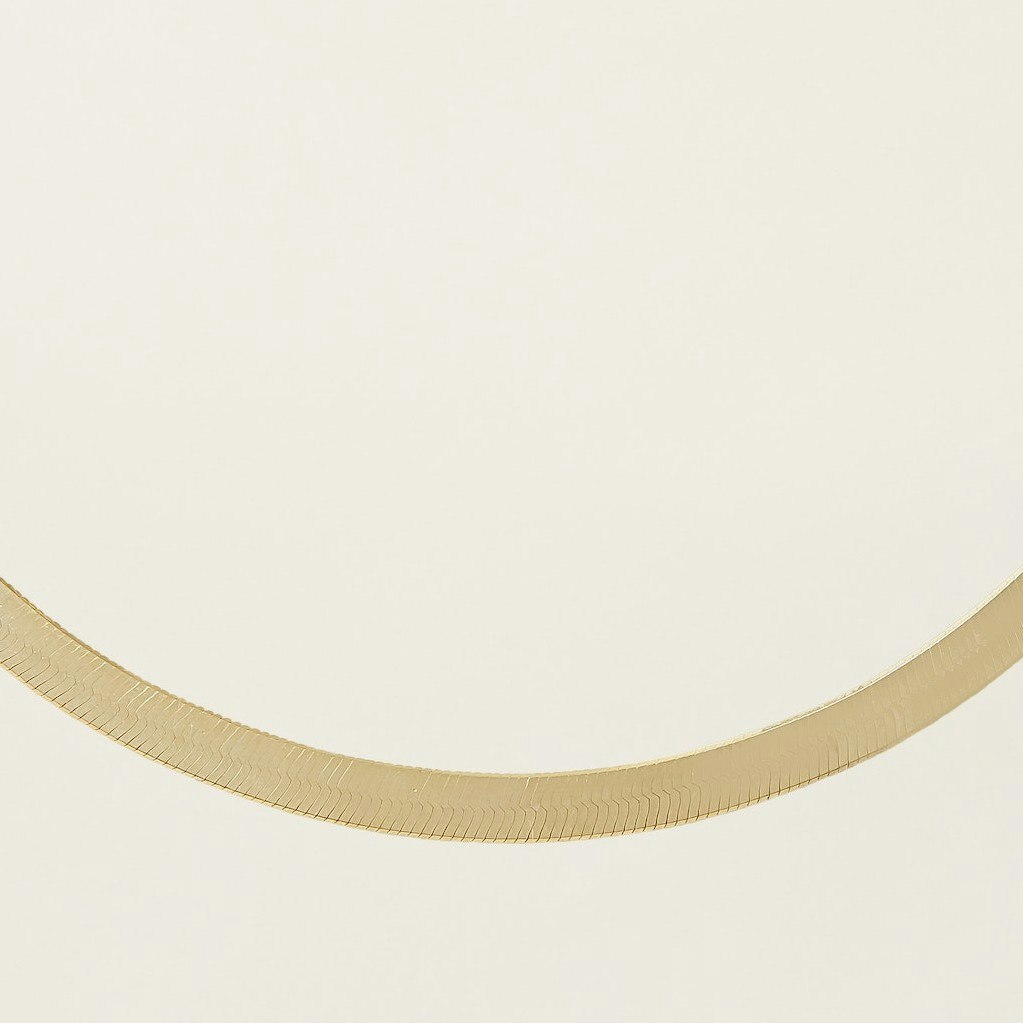 14k Solid Gold Herringbone Chain Necklace (5mm)_A_0092 (1).jpg