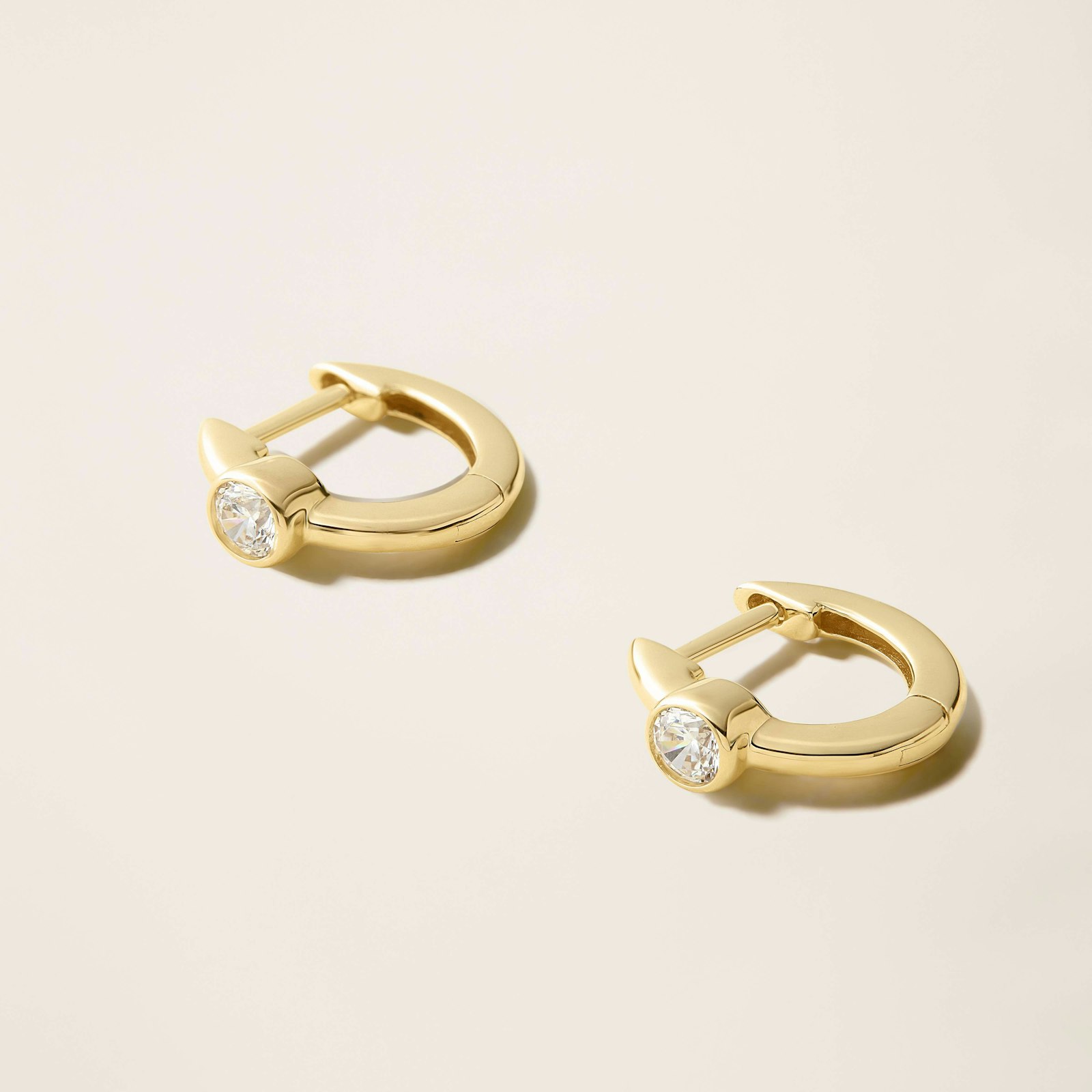 14k Solid Gold Diamond Solitaire Hoop Earrings _A_0195.jpeg