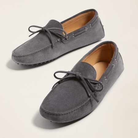 Lucca Suede Lace-Up Loafer