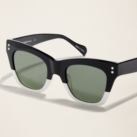 Angular Cat Eye Sunglasses, Italian American Design