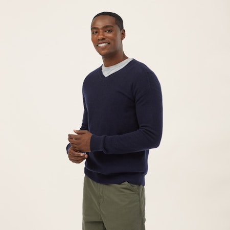 Liam Cashmere V-Neck Sweater