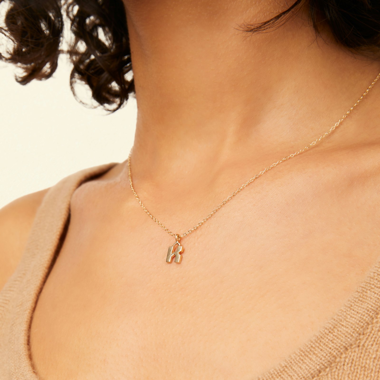 Yellow Gold Initial Necklace_Yellow Gold_Jewelry_On-Figure_1x1_0076.jpg