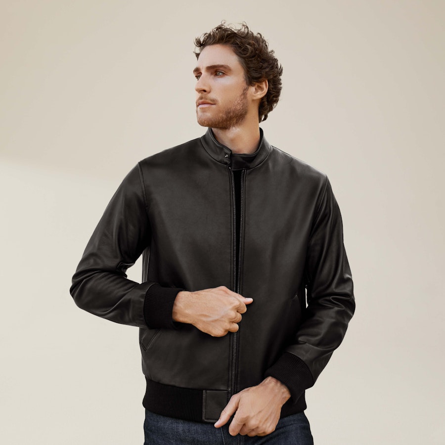Chase Squad Mitigashio Lambskin Leather Jackets Men – Men's Designer  Leather Jackets in Black