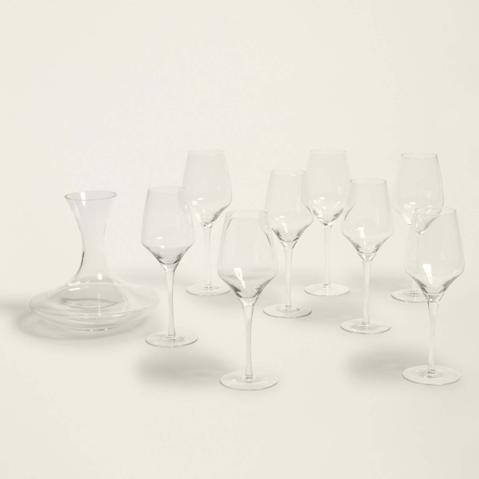 Terre Handblown Wine Glass & Decanter Set