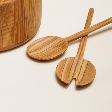 Italian Olivewood Aperitivo Forks - Set of 6