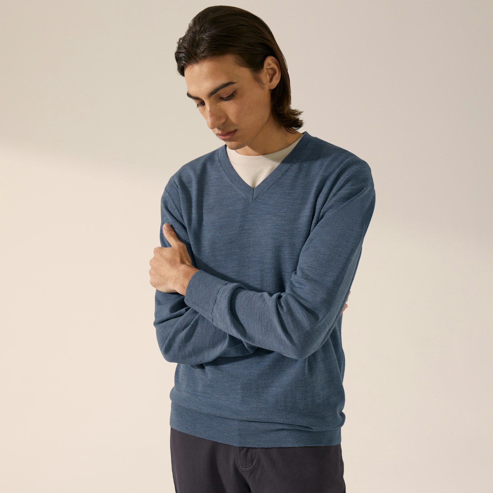 Cole Merino Lightweight V-Neck Sweater