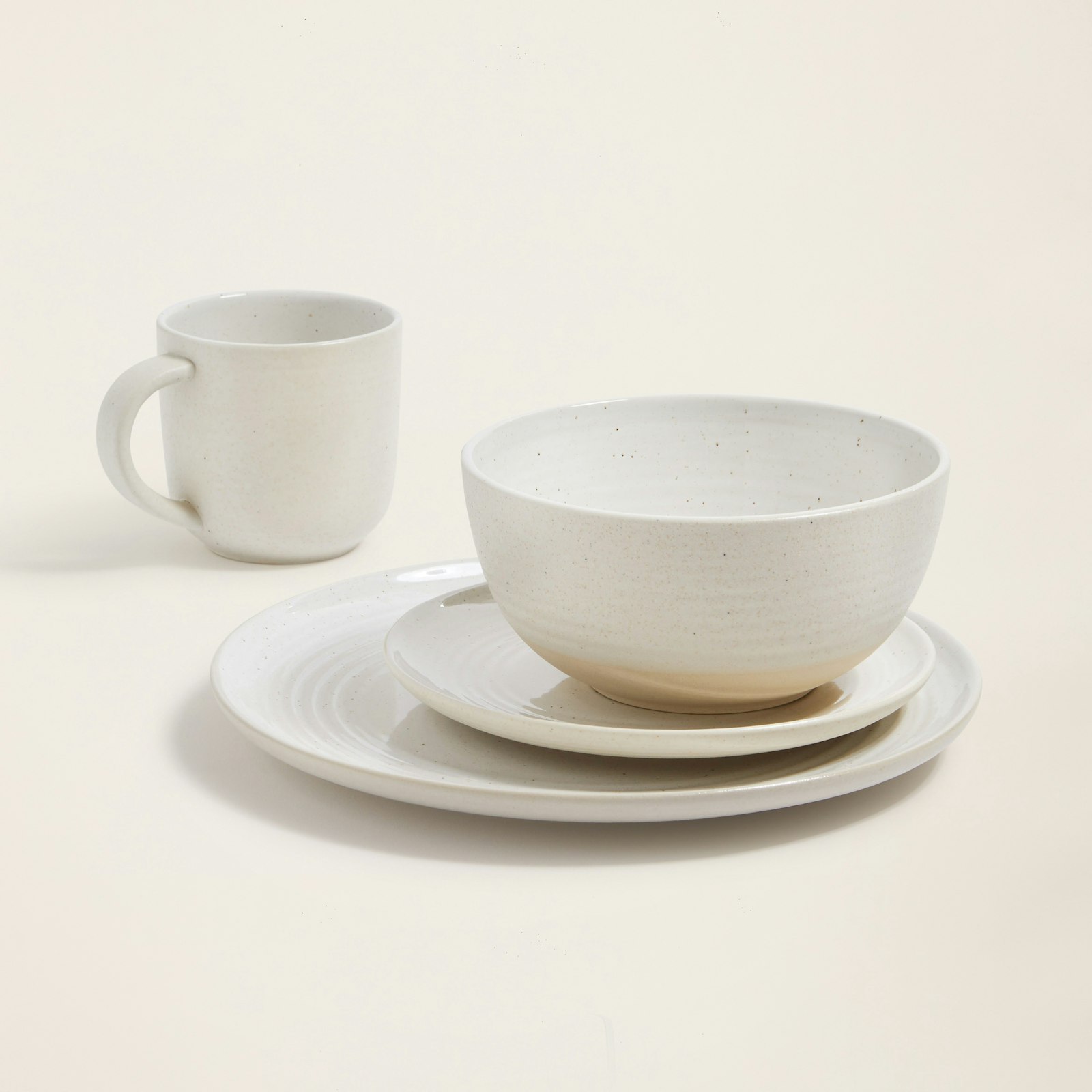 Costa Ceramic Glazed 16-Piece Matte Dinnerware Set