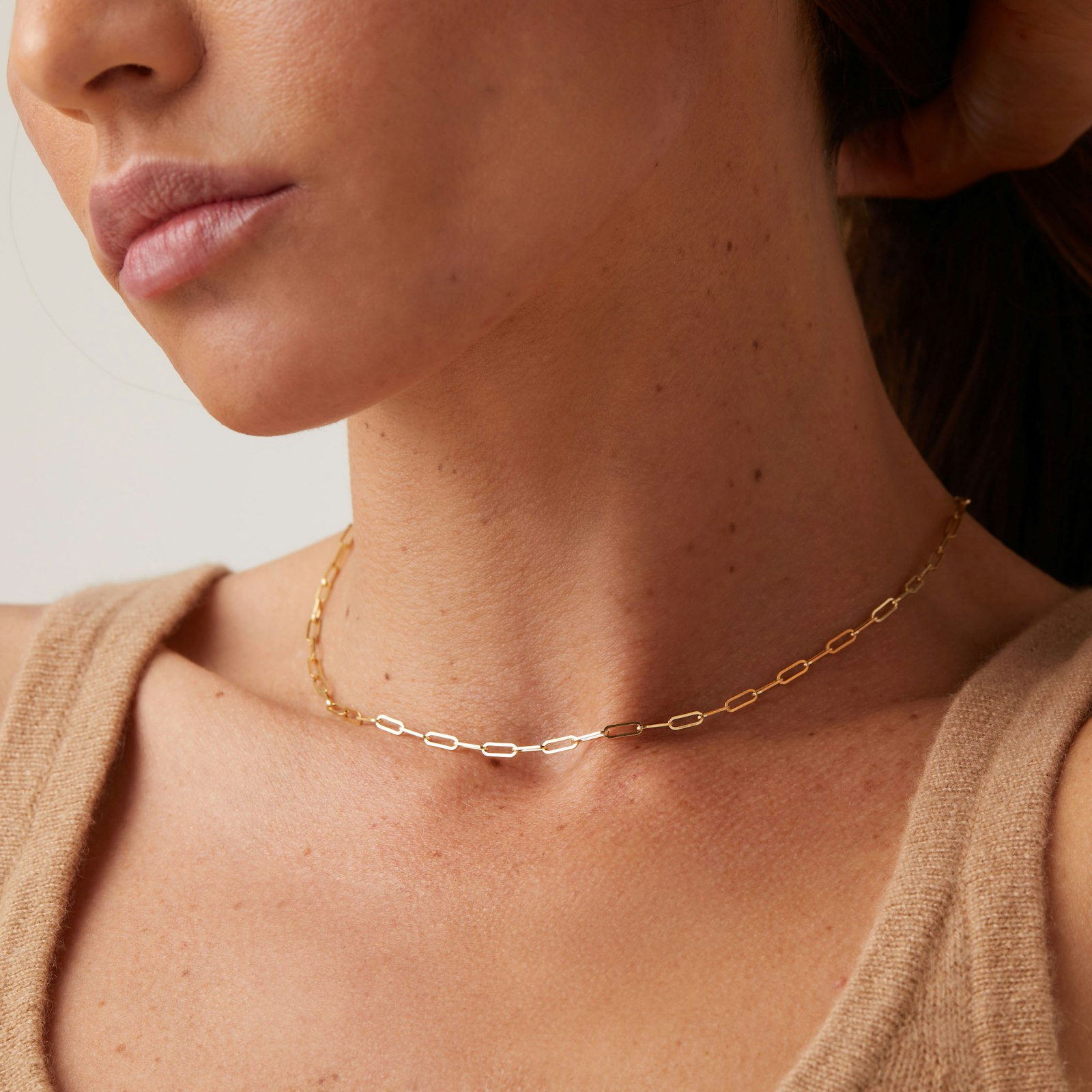 14K Gold Paperclip Chain Necklace - 16__A_0403.jpeg