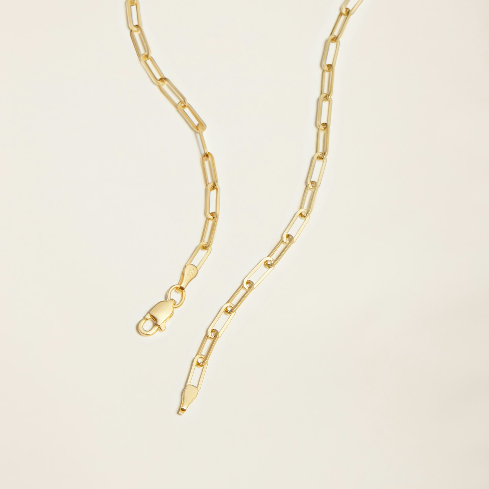 14K Gold Paperclip Chain Necklace - 16__A_6376_Edited.jpg