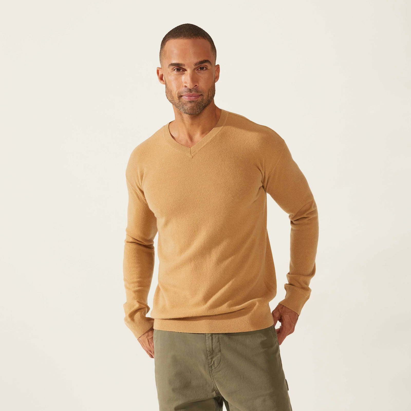 Liam Cashmere V-Neck Sweater