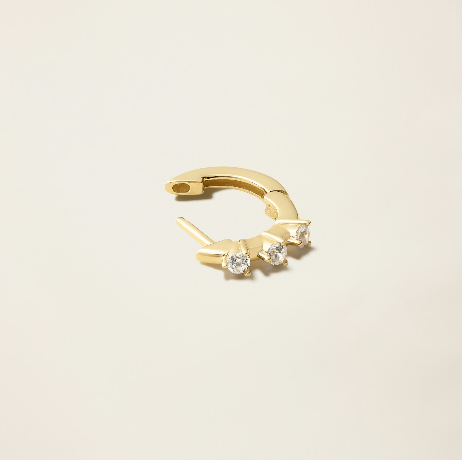 14k Solid Gold Diamond Three-Stone Huggie Earrings_A_0171.jpg