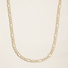 14K Gold Figaro Chain Necklace - 16__A_6337_Edited.jpg