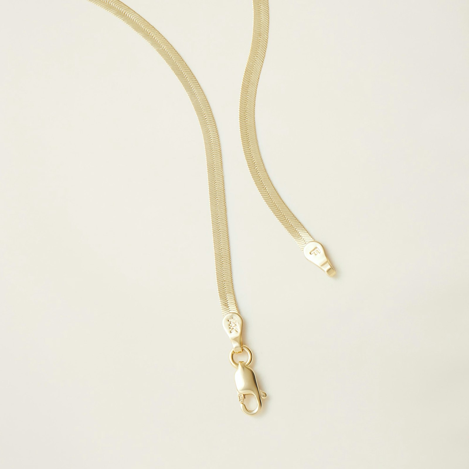 14K Solid Gold Herringbone Chain Necklace (5mm)_A_0123.jpg