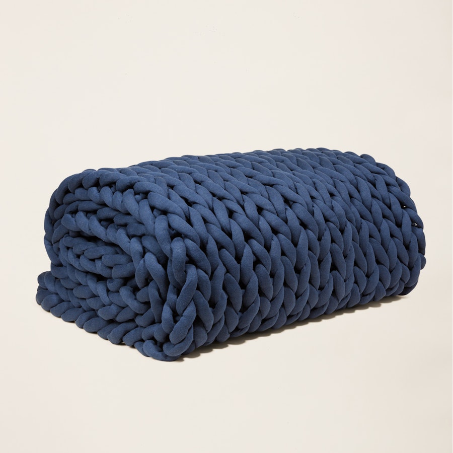 Chunky Knit Weighted Blanket