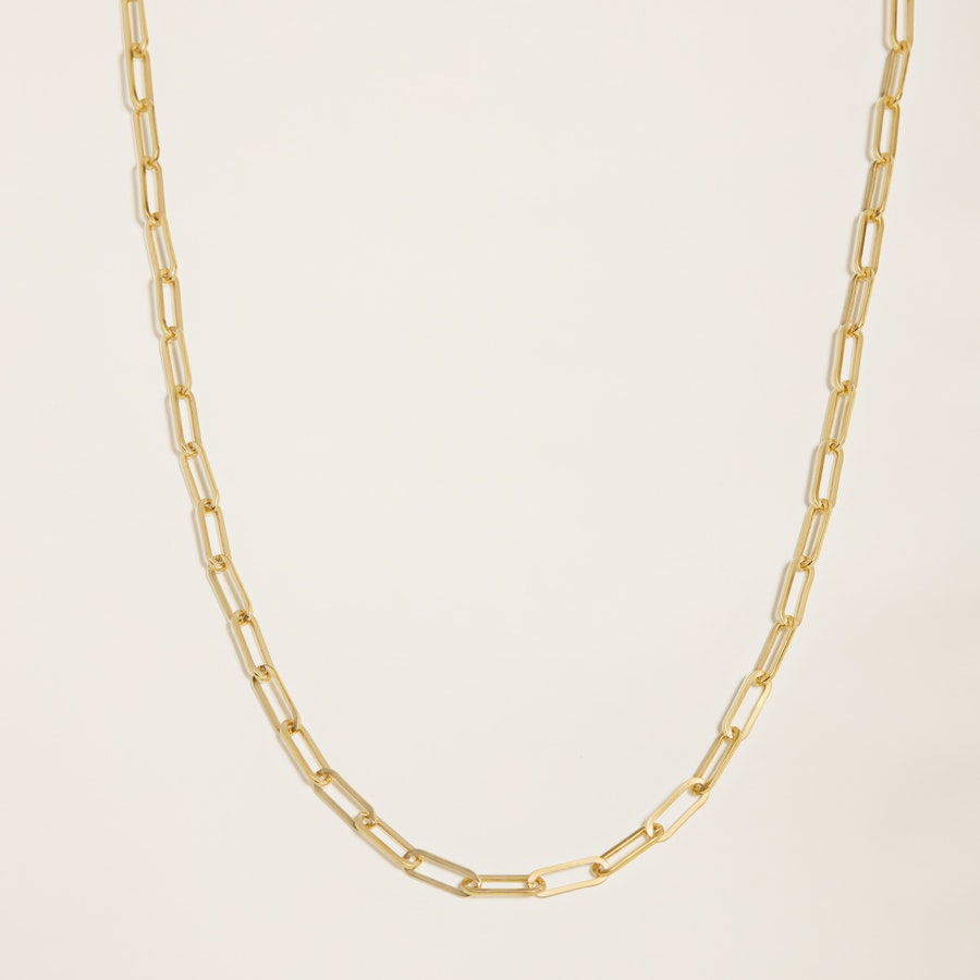 Heavy Paperclip Chain Necklace