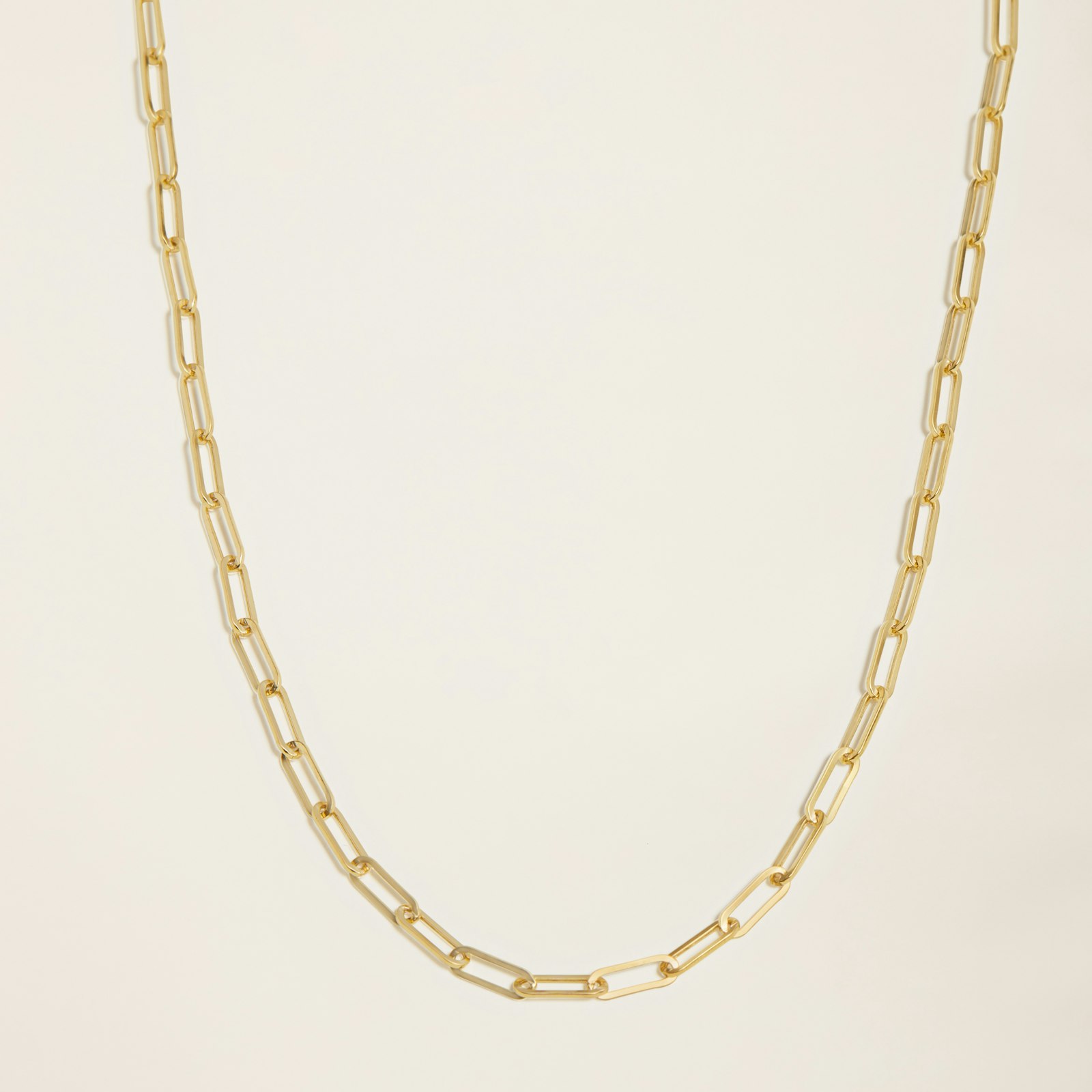 14K Gold Paperclip Chain Necklace - 16__A_6366_Edited.jpg